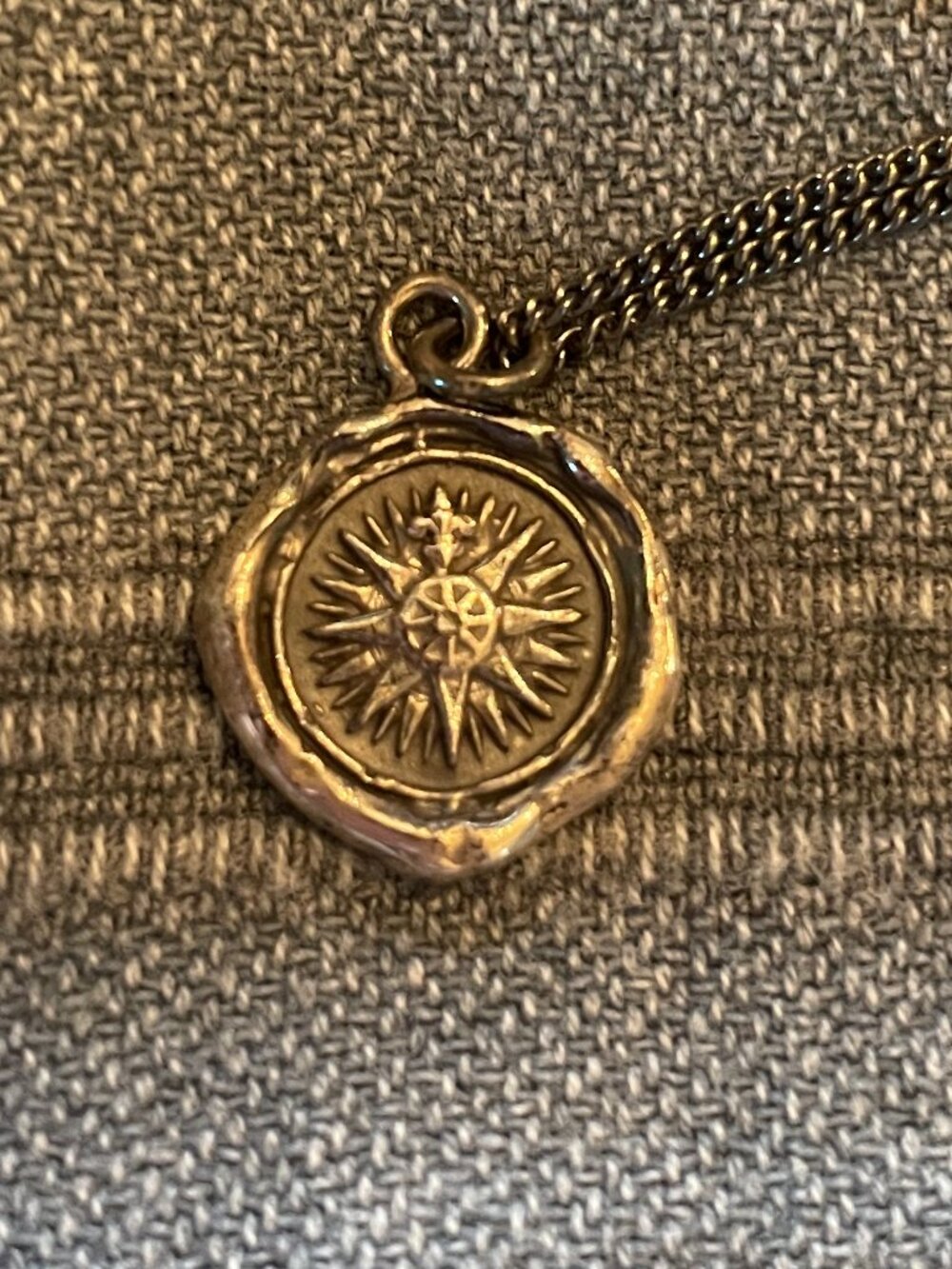 Pyrrha Compass Pendant Necklace